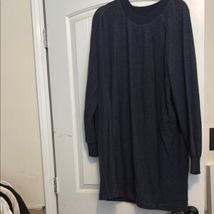 Madewell Navy Long Sleeve Dress
